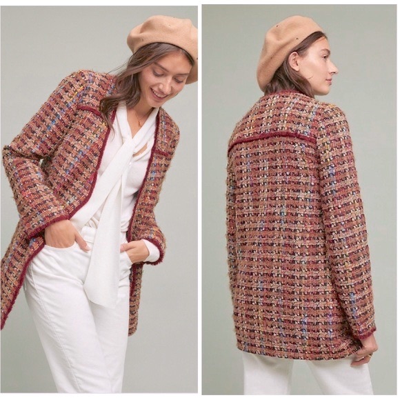 Anthropologie Jackets & Blazers - Anthropologie ett.Twa Tweed Blazer Coat